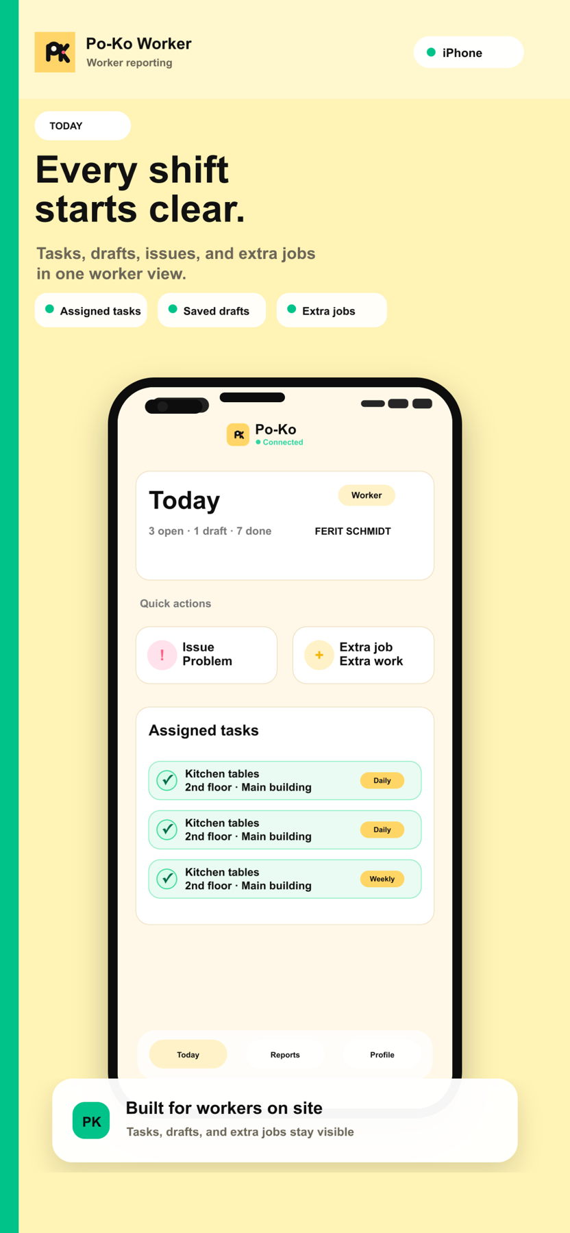 Po-Ko Worker App Store preview